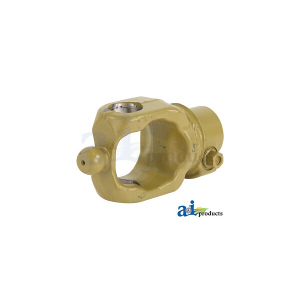 Implement Yoke, Splined CV 1 3/8" - 21 Spline w/ Interfering Clamp Bolt 7.5" x4" x3"